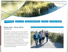 Tablet Screenshot of langeoogklinik.de